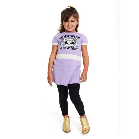 LOL Surprise Girls Sweater Dress Top Size S 6X - Picture 7 of 7